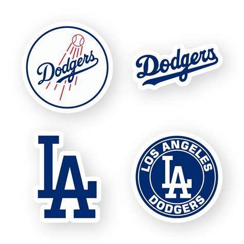 los angeles dodgers car accessories|la dodgers stickers.